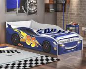 Cama Carro Infantil Masculina 100% MDF Para Colchão de 70x150cm - Drift -  Azul - Home Shop Móveis - Loja virtual