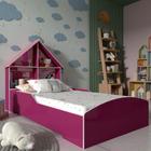 Cama Infantil Casinha 090 Pink Ploc - Gelius