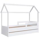 Cama Infantil Casinha Com Auxiliar Infix C06 Branco - Mpozenato