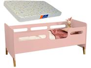 Cama Infantil com Colchão Cecilia Rosa - Loja Tigo