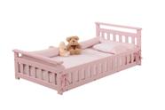 Cama Infantil com Grade Bella Rosa + Colchão