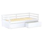 Cama Infantil Dreams com 02 Gavetas Madeira Maciça Branco Megamobilia