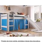 Cama Infantil Elevada c/ Escorregador sem colchão 202cm BB1000 Completa Móveis