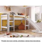 Cama Infantil Elevada c/ Escorregador sem colchão 202cm BB1001 Completa Móveis