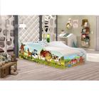 Cama Infantil Fazendinha Com Colchão, Quarto Infantil - Moveis Print