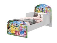 Cama Infantil Mini Menina Adesivada Castelo Princesas Branca