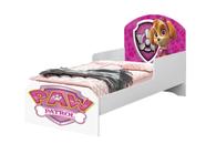 Cama Infantil Mini Menina Adesivada Patrulhas Rosa Br