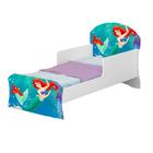 Cama Infantil Mini Menina Adesivada Pequena Sereia Branca