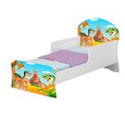 Cama Infantil Mini Menino Adesivada Dinossauros Branco