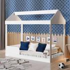 Cama Infantil Montessoriana Casinha Branca Dakota Gabrielli