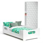 Cama Infantil Montessoriana Encanto Com Colchão E Proteção Lateral - MS Móveis