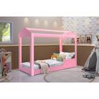 Cama Infantil Montessoriana Solteiro J&A Móveis Rosa