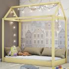 Cama Infantil Paris Madeira Maciça Natural - Lanes