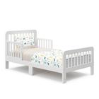 Cama infantil Storkcraft Pasadena branca com grades de proteção e certificado - Stork Craft