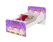 Cama MDF caminha para quarto crianças meninas com colchão adesivada personagem