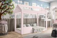 CAMA MONTESSORIANA CRYSTAL INFANTIL ROSA J&A Móveis