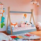 Cama Montessoriana Infantil Estilo Cabana Para Quarto 1,58m - Completa QI