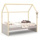 Cama Montessoriana Kids Liv Cinza Natural Matic - Matic Moveis