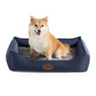 Cama ortopédica para cães Tidore Egg Crate Foam para cães pequenos Navy