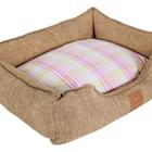 Cama para cachorro cama para gato caminha para pet retangular scott - cachorrinho pequeno a porte grande