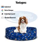 Cama para Cachorro Cão e Gato Grande 05 - Caminha Pet Microfibra Tam. GG