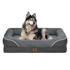 Cama para cães Chez Paw lavável ortopédica grande com capa impermeável