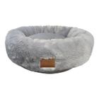 Cama para Cães e Gatos Nuvem Pelúcia Fabrica Pet Cinza P