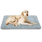 Cama para cães JoicyCo Soft Crate Bed Pad Mat 122 cm, lavável antiderrapante