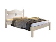 Cama Para Quarto Casal Detalhada OffWhite - Carmolar