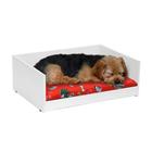 Cama Pet Confortável Caminha Retangular Estofada Acolchoada Macia Almofada Removível Lavável Para Cães Gato Cachorro RPM