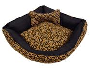 Cama Pet de Canto Luna Top Extra Grande Girassol - ComfortPet