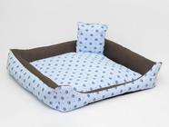 Cama Pet Luxo Impermeavel Média Realeza Azul