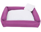 Cama Pet Para Cachorro Ou Gato Sherpa Corin0 Pink M ou G