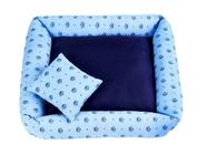 Cama Pet Simples Top Grande Realeza Azul - ComfortPet