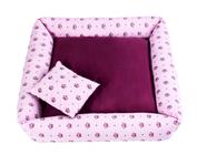 Cama Pet Simples Top Pequena Realeza Rosa