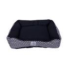 Cama Power Pets Chevron - tamanhos P, M e G - para Cachorro e Gato