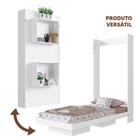 Cama Retrátil Embutida Solteiro Branco Moison Shop Jm