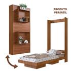 Cama Retrátil Embutida Solteiro Nogal Moison Shop Jm