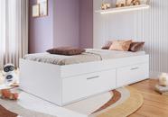 Cama Solteiro 04 Portas 90cm Tokkio Branco Art in Móveis - ART IN MOVEIS LTDA