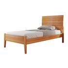 Cama Solteiro 90cm Amazone Amêndoa Mel Josandro - Móveis Josandro