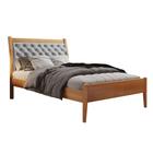 Cama Solteiro 90cm Vivare Amêndoa Mel/Tecido Welutop Josandro