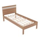 Cama Solteiro 98,6x93x195 cm Amêndoa/Branco Tecnomobili