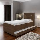 Cama solteiro bau larissa com cama auxiliar dani framar malbec
