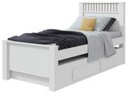 Cama Solteiro Bibox 2 Gavetas Athenas - Lopas