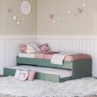 Cama Solteiro Bicama Ditália CM 20 Verde Oliva