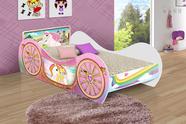 Cama Solteiro Carruagem Unicornio, Moveis De Menina