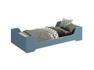 Cama Solteiro Evolutiva Zaki 2 em 1 Azul Fosco - Reller