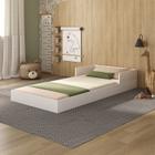 Cama Solteiro Montessoriana Branca 100% MDF