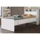 Cama Solteiro Ravena c/ 2 Gavetas Branco - Conquista