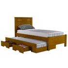 Cama Solteiro Star New Com Auxiliar - Leifer